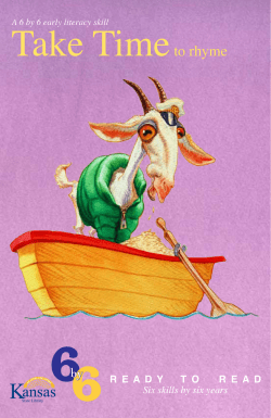 Take Time to Rhyme - State Library of Kansas