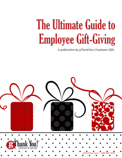 The Ultimate Guide to Employee Gift-Giving