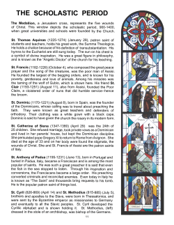 the scholastic period