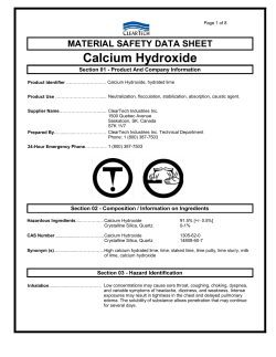 Calcium Hydroxide