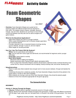 Foam Geometric Shapes