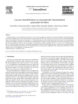 Laccase immobilization on enzymatically functionalized polyamide 6