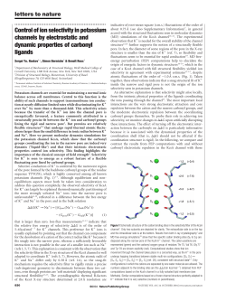 Control of ion selectivity in potassium channels by electrostatic and