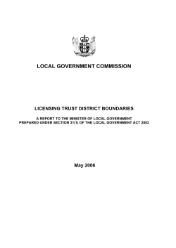 Licensing Trust District Boundaries( pdf, 199 KB )