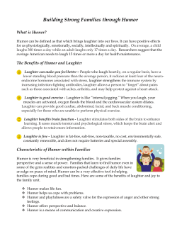 Building Strong Families through Humor