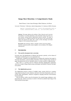 Image Skew Detection: A Comprehensive Study