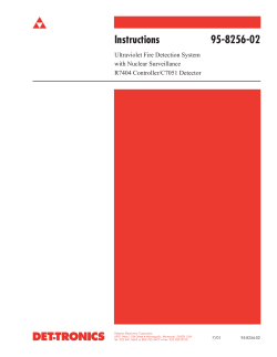 Instructions 95-8256-02 - Det