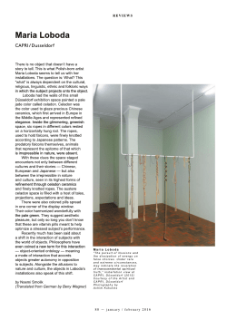 Maria Loboda - CAPRI-raum
