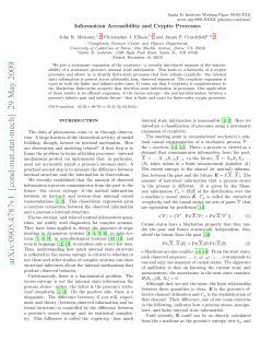 Information Accessibility and Cryptic Processes