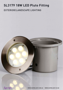 SL3179 18W LED Pluto Fitting