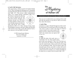 The Mystery of Human Life