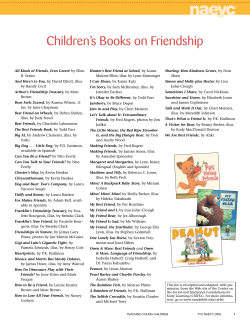 Children`s Books on Friendship