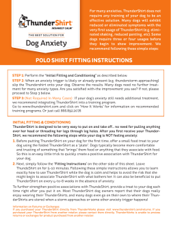 Dog Anxiety - ThunderShirt