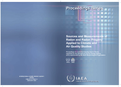Sources and Measurements of Radon and