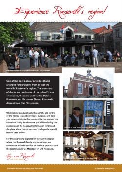 Experience Roosevelt`s region!