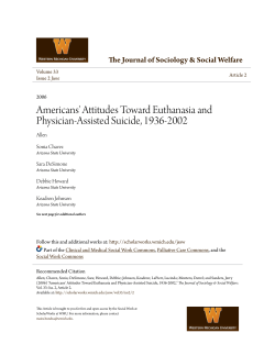 Americans` Attitudes Toward Euthanasia and Physician