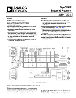 ADSP-TS101S - Analog Devices