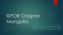 Health Policy in Mongolia