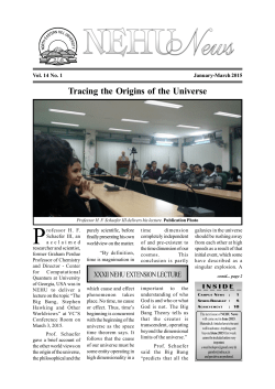 Tracing the Origins of the Universe