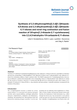 Synthesis of 2,3-dihydronaphtho[2,3-d][1,3] - Beilstein
