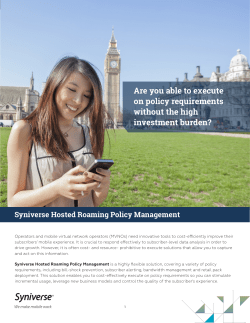 Are you able to execute on policy requirements without the high