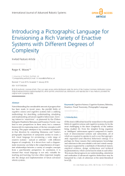 Introducing a Pictographic Language for Envisioning a Rich Variety