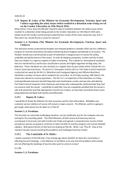 The safety issues which resulted in a detention