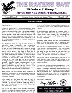 March 2017 Ravens Caw