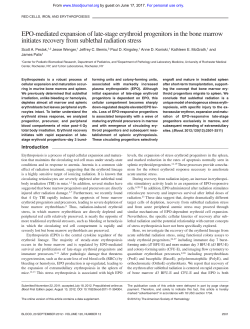 EPO-mediated expansion of late-stage erythroid