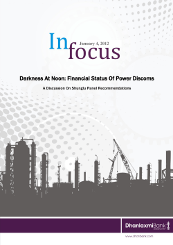 Darkness At Noon: Financial Status Of Power Discoms