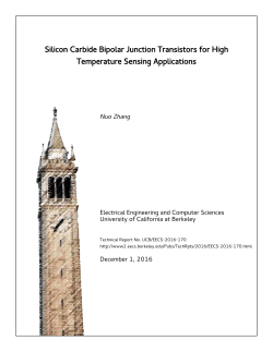 Silicon Carbide Bipolar Junction Transistors for High Temperature