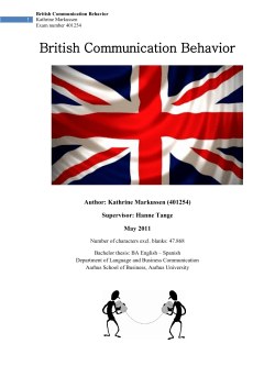British Communication Behavior