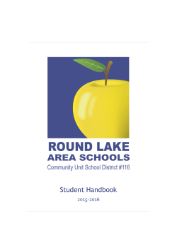 Student Handbook - Round Lake School District