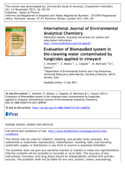 Evaluation of BiomassBed system in bio-cleaning water