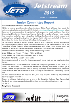 Jetstream - Gungahlin Jets