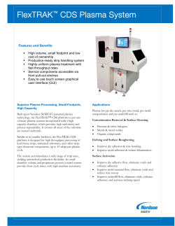 FlexTRAK&trade; CDS Plasma System