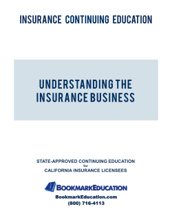 Understanding the Insurance Business