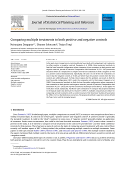 Comparing multiple treatments to both positive and negative controls