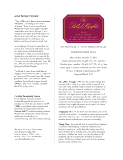 Seven Springs Vineyard