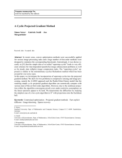A Cyclic Projected Gradient Method