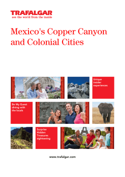 Mexico`s Copper Canyon and Colonial Cities
