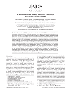 A Third Mode of DNA Binding: Phosphate Clamps by a Polynuclear