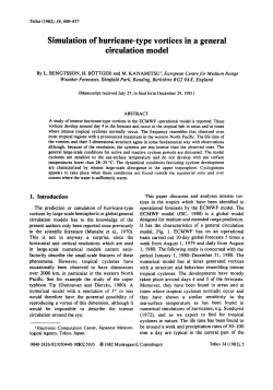 Simulation of hurricane-type vortices in a general circulation model