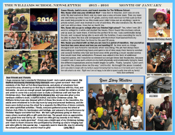 January - The Williams School