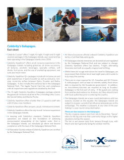 Celebrity`s Galapagos.