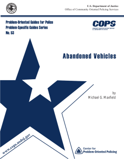 Abandoned Vehicles