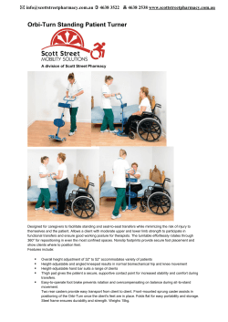 Orbi-Turn Standing Patient Turner