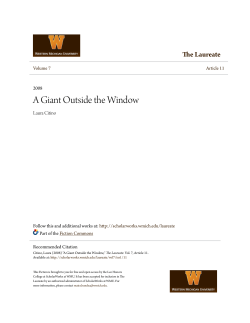 A Giant Outside the Window