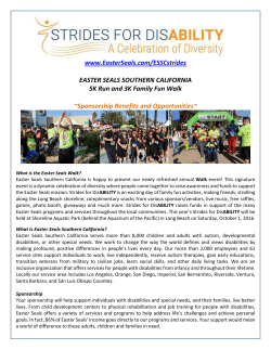 EASTER SEALS SOUTHERN CALIFORNIA 5K Run and 3K Family