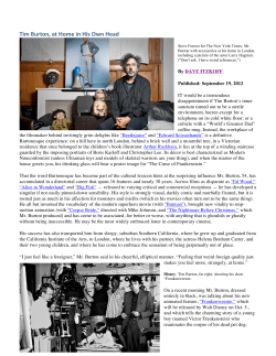 Tim Burton nyt - Shoreline School District